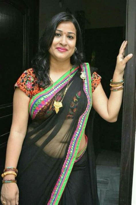 aunty navel press|Aunties deep and wide Navel show in saree .